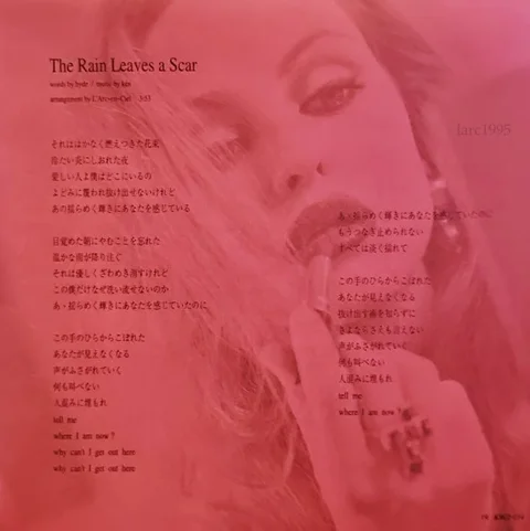 Cover art for the rain leaves a scar